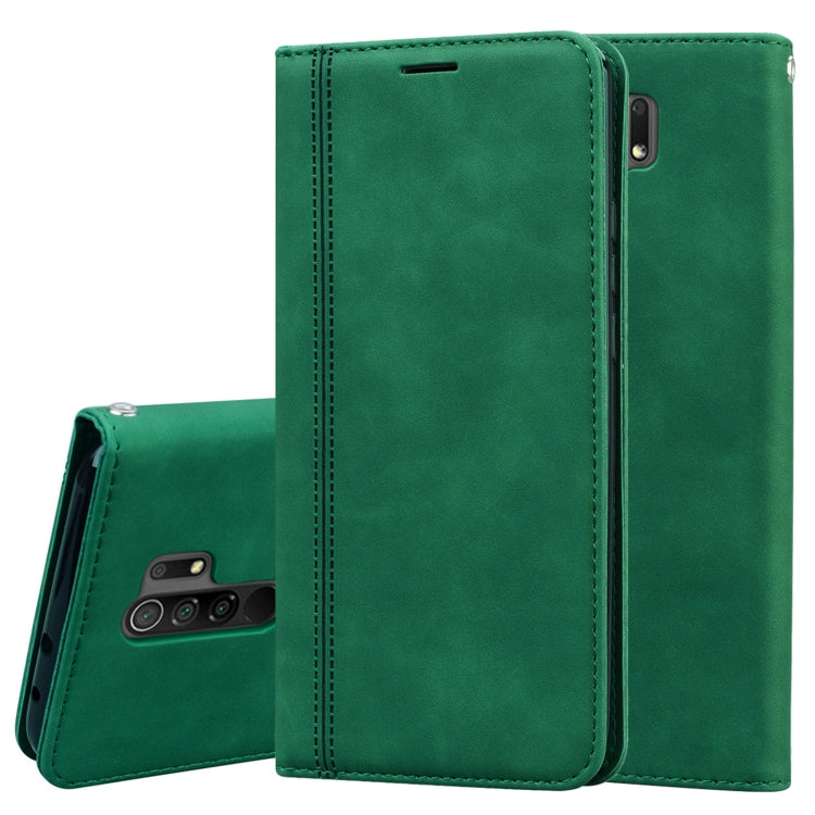 Frosted Business Magnetic Horizontal Flip PU Leather Case with Holder & Card Slot & Lanyard
