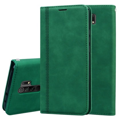 Frosted Business Magnetic Horizontal Flip PU Leather Case with Holder & Card Slot & Lanyard