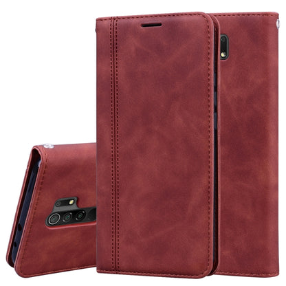 Frosted Business Magnetic Horizontal Flip PU Leather Case with Holder & Card Slot & Lanyard