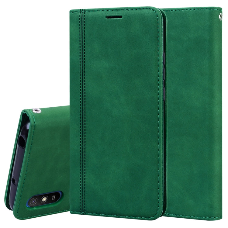 Frosted Business Magnetic Horizontal Flip PU Leather Case with Holder & Card Slot & Lanyard