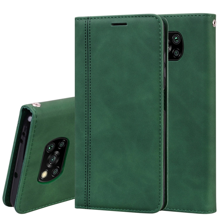 Frosted Business Magnetic Horizontal Flip PU Leather Case with Holder & Card Slot & Lanyard
