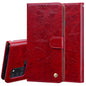 Business Style Oil Wax Texture Horizontal Flip Leather Case, with Holder & Card Slots & Wallet