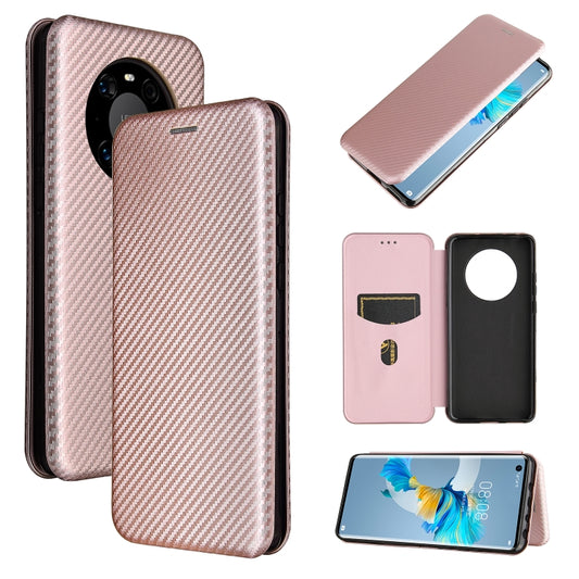Carbon Fiber Texture Magnetic Horizontal Flip TPU + PC + PU Leather Case with Card Slot, For Huawei Mate 40, For Samsung Galaxy S21 Ultra 5G, For LG K52 / K62, For vivo V20 Pro 5G, For Motorola One 5G / Moto G 5G Plus, For Huawei Mate 40 Pro�����������...