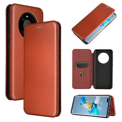 Carbon Fiber Texture Magnetic Horizontal Flip TPU + PC + PU Leather Case with Card Slot, For Huawei Mate 40, For Samsung Galaxy S21 Ultra 5G, For LG K52 / K62, For vivo V20 Pro 5G, For Motorola One 5G / Moto G 5G Plus, For Huawei Mate 40 Pro�����������...