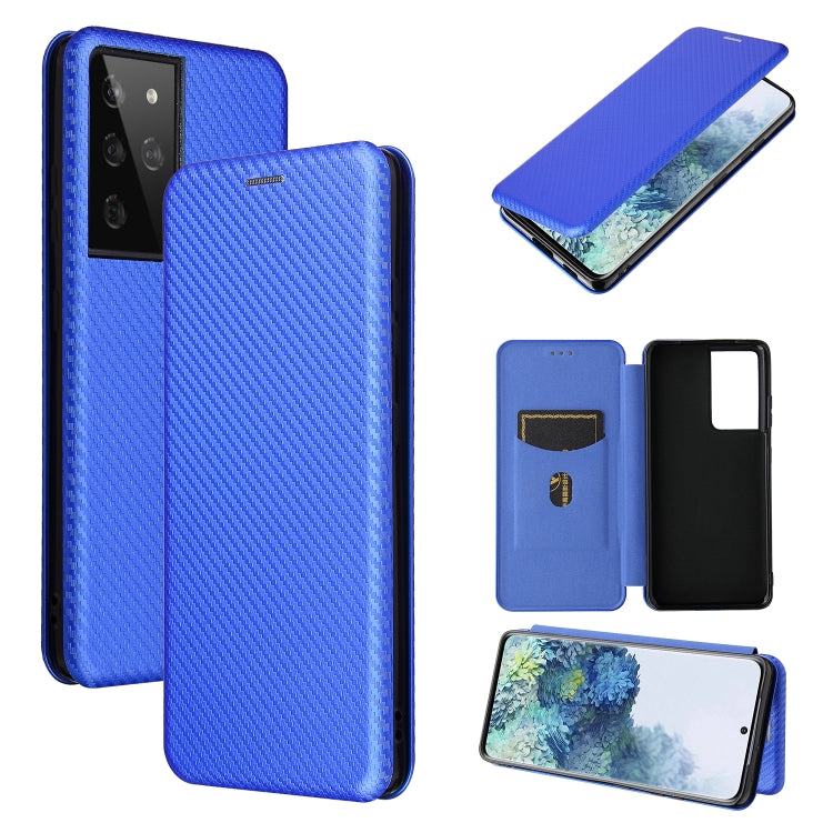 Carbon Fiber Texture Magnetic Horizontal Flip TPU + PC + PU Leather Case with Card Slot, For Huawei Mate 40, For Samsung Galaxy S21 Ultra 5G, For LG K52 / K62, For vivo V20 Pro 5G, For Motorola One 5G / Moto G 5G Plus, For Huawei Mate 40 Pro�����������...