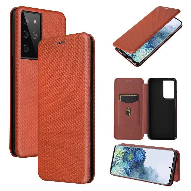 Carbon Fiber Texture Magnetic Horizontal Flip TPU + PC + PU Leather Case with Card Slot, For Huawei Mate 40, For Samsung Galaxy S21 Ultra 5G, For LG K52 / K62, For vivo V20 Pro 5G, For Motorola One 5G / Moto G 5G Plus, For Huawei Mate 40 Pro�����������...