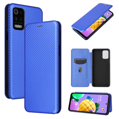 Carbon Fiber Texture Magnetic Horizontal Flip TPU + PC + PU Leather Case with Card Slot, For Huawei Mate 40, For Samsung Galaxy S21 Ultra 5G, For LG K52 / K62, For vivo V20 Pro 5G, For Motorola One 5G / Moto G 5G Plus, For Huawei Mate 40 Pro�����������...