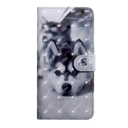 3D Painted Pattern Horizontal Flip TPU + PU Leather Case with Holder & Card Slots & Wallet & Lanyard