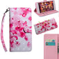 3D Painted Pattern Horizontal Flip TPU + PU Leather Case with Holder & Card Slots & Wallet & Lanyard