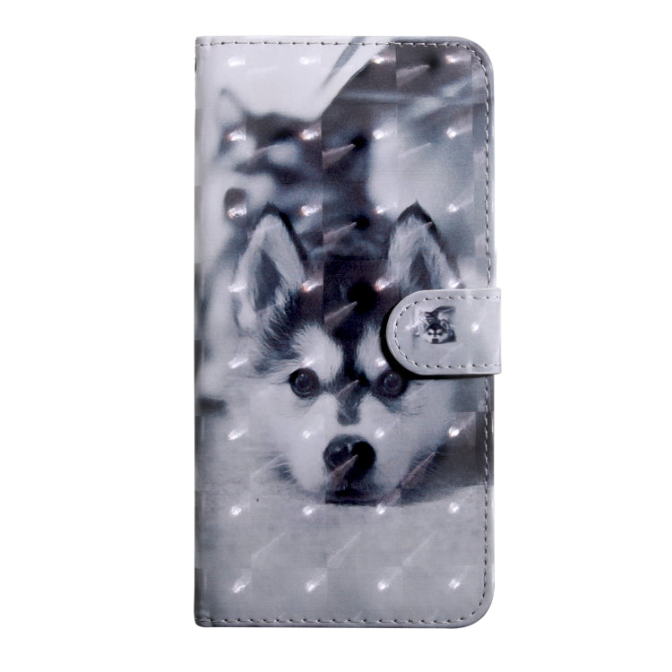 3D Painted Pattern Horizontal Flip TPU + PU Leather Case with Holder & Card Slots & Wallet & Lanyard