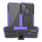 Tire Texture Shockproof TPU+PC Protective Case with Holder, For OPPO A53 / A32, For vivo Y50