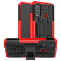 Tire Texture Shockproof TPU+PC Protective Case with Holder, For OPPO A53 / A32, For vivo Y50