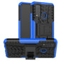 Tire Texture Shockproof TPU+PC Protective Case with Holder, For OPPO A53 / A32, For vivo Y50