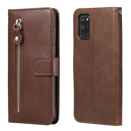 Fashion Calf Texture Zipper Horizontal Flip Leather Case with Holder & Card Slots & Wallet, For OPPO A9 (2020) / A5 (2020), For OPPO A52 / A72 / A92, For OPPO A53 / A53S / A32 / A33, For OPPO Realme 7 Pro, For OPPO Realme 7, For OPPO Realme C11��������...