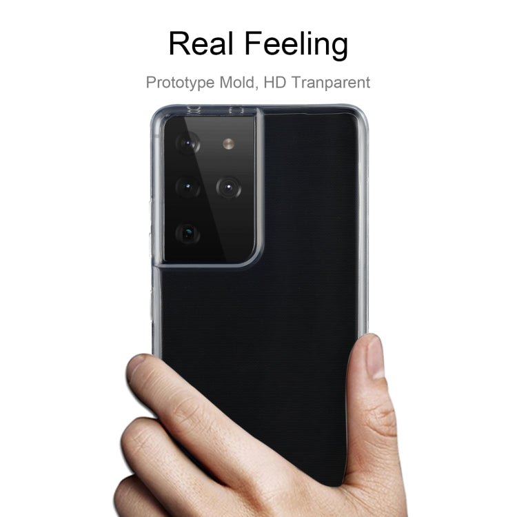 0.75mm Ultrathin Transparent TPU Soft Protective Case, For Samsung Galaxy S21 Ultra 5G, For Samsung Galaxy S21+ 5G, For Samsung Galaxy S21 5G