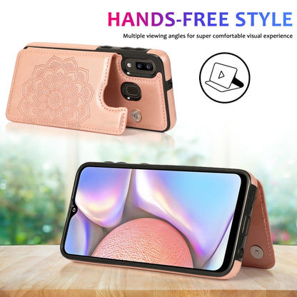 Double Buckle Mandala Pattern PU+TPU Protective Case with Card Slots & Holder & Photo Frame, For Samsung Galaxy A10e / A20e, For Samsung Galaxy A20 / A30, For Samsung Galaxy A50 / A50s, For Samsung Galaxy A51, For Samsung Galaxy A70��������������������...