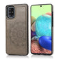 Double Buckle Mandala Pattern PU+TPU Protective Case with Card Slots & Holder & Photo Frame, For Samsung Galaxy A10e / A20e, For Samsung Galaxy A20 / A30, For Samsung Galaxy A50 / A50s, For Samsung Galaxy A51, For Samsung Galaxy A70��������������������...