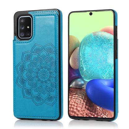 Double Buckle Mandala Pattern PU+TPU Protective Case with Card Slots & Holder & Photo Frame, For Samsung Galaxy A10e / A20e, For Samsung Galaxy A20 / A30, For Samsung Galaxy A50 / A50s, For Samsung Galaxy A51, For Samsung Galaxy A70��������������������...