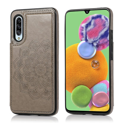 Double Buckle Mandala Pattern PU+TPU Protective Case with Card Slots & Holder & Photo Frame, For Samsung Galaxy A10e / A20e, For Samsung Galaxy A20 / A30, For Samsung Galaxy A50 / A50s, For Samsung Galaxy A51, For Samsung Galaxy A70��������������������...