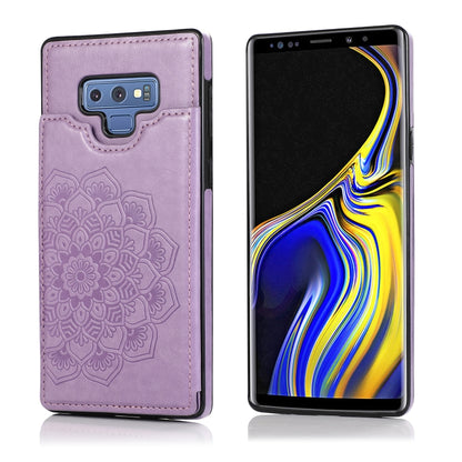 Double Buckle Mandala Pattern PU+TPU Protective Case with Card Slots & Holder & Photo Frame, For Samsung Galaxy A10e / A20e, For Samsung Galaxy A20 / A30, For Samsung Galaxy A50 / A50s, For Samsung Galaxy A51, For Samsung Galaxy A70��������������������...