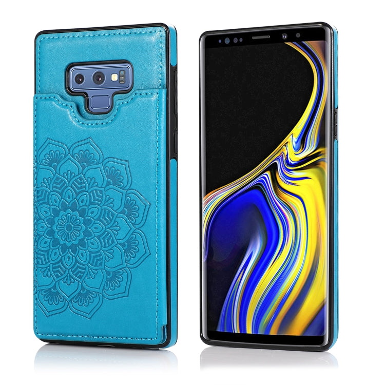 Double Buckle Mandala Pattern PU+TPU Protective Case with Card Slots & Holder & Photo Frame, For Samsung Galaxy A10e / A20e, For Samsung Galaxy A20 / A30, For Samsung Galaxy A50 / A50s, For Samsung Galaxy A51, For Samsung Galaxy A70��������������������...