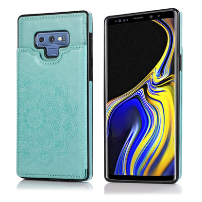 Double Buckle Mandala Pattern PU+TPU Protective Case with Card Slots & Holder & Photo Frame, For Samsung Galaxy A10e / A20e, For Samsung Galaxy A20 / A30, For Samsung Galaxy A50 / A50s, For Samsung Galaxy A51, For Samsung Galaxy A70��������������������...