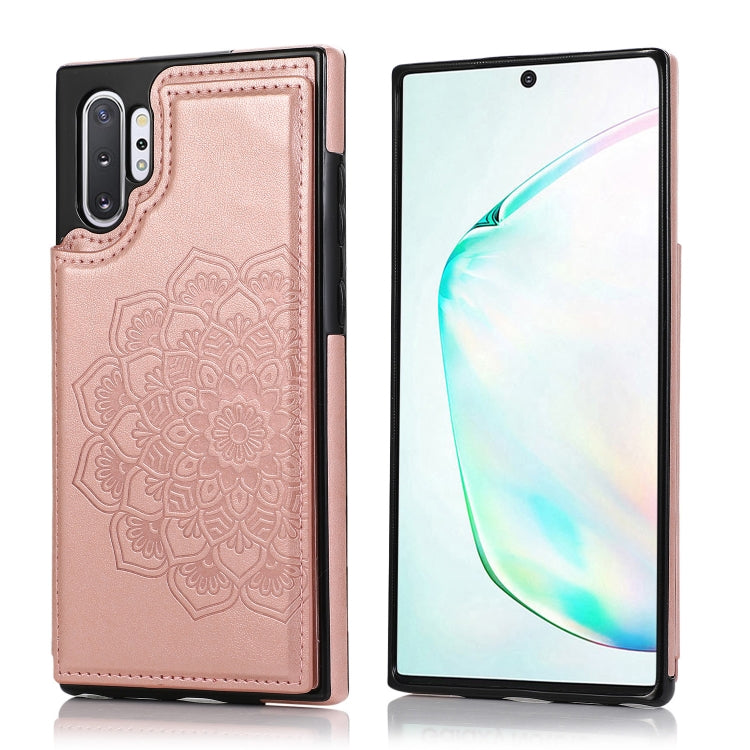 Double Buckle Mandala Pattern PU+TPU Protective Case with Card Slots & Holder & Photo Frame, For Samsung Galaxy A10e / A20e, For Samsung Galaxy A20 / A30, For Samsung Galaxy A50 / A50s, For Samsung Galaxy A51, For Samsung Galaxy A70��������������������...