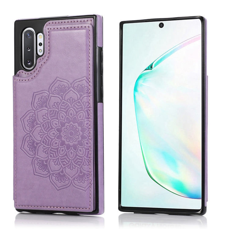 Double Buckle Mandala Pattern PU+TPU Protective Case with Card Slots & Holder & Photo Frame, For Samsung Galaxy A10e / A20e, For Samsung Galaxy A20 / A30, For Samsung Galaxy A50 / A50s, For Samsung Galaxy A51, For Samsung Galaxy A70��������������������...