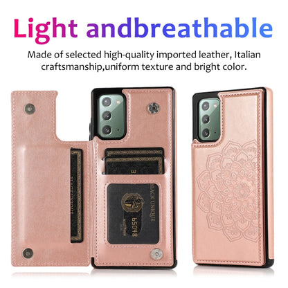 Double Buckle Mandala Pattern PU+TPU Protective Case with Card Slots & Holder & Photo Frame, For Samsung Galaxy Note20, For Samsung Galaxy S9, For Samsung Galaxy S9 Plus, For Samsung Galaxy S10, For Samsung Galaxy S10 Plus, For Samsung Galaxy S20������...