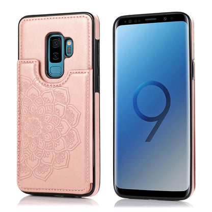 Double Buckle Mandala Pattern PU+TPU Protective Case with Card Slots & Holder & Photo Frame, For Samsung Galaxy Note20, For Samsung Galaxy S9, For Samsung Galaxy S9 Plus, For Samsung Galaxy S10, For Samsung Galaxy S10 Plus, For Samsung Galaxy S20������...