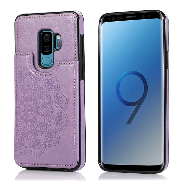 Double Buckle Mandala Pattern PU+TPU Protective Case with Card Slots & Holder & Photo Frame, For Samsung Galaxy Note20, For Samsung Galaxy S9, For Samsung Galaxy S9 Plus, For Samsung Galaxy S10, For Samsung Galaxy S10 Plus, For Samsung Galaxy S20������...