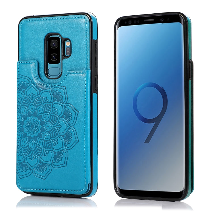 Double Buckle Mandala Pattern PU+TPU Protective Case with Card Slots & Holder & Photo Frame, For Samsung Galaxy Note20, For Samsung Galaxy S9, For Samsung Galaxy S9 Plus, For Samsung Galaxy S10, For Samsung Galaxy S10 Plus, For Samsung Galaxy S20������...