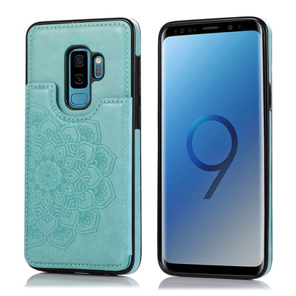 Double Buckle Mandala Pattern PU+TPU Protective Case with Card Slots & Holder & Photo Frame, For Samsung Galaxy Note20, For Samsung Galaxy S9, For Samsung Galaxy S9 Plus, For Samsung Galaxy S10, For Samsung Galaxy S10 Plus, For Samsung Galaxy S20������...