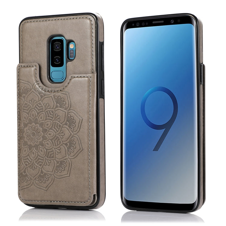 Double Buckle Mandala Pattern PU+TPU Protective Case with Card Slots & Holder & Photo Frame, For Samsung Galaxy Note20, For Samsung Galaxy S9, For Samsung Galaxy S9 Plus, For Samsung Galaxy S10, For Samsung Galaxy S10 Plus, For Samsung Galaxy S20������...