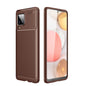 Carbon Fiber Texture Shockproof TPU Case, For Samsung Galaxy A12