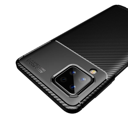 Carbon Fiber Texture Shockproof TPU Case, For Samsung Galaxy A12