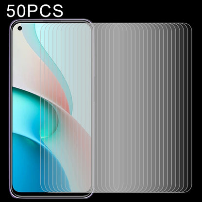 50 PCS 0.26mm 9H 2.5D Tempered Glass Film