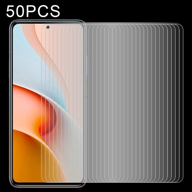 50 PCS 0.26mm 9H 2.5D Tempered Glass Film