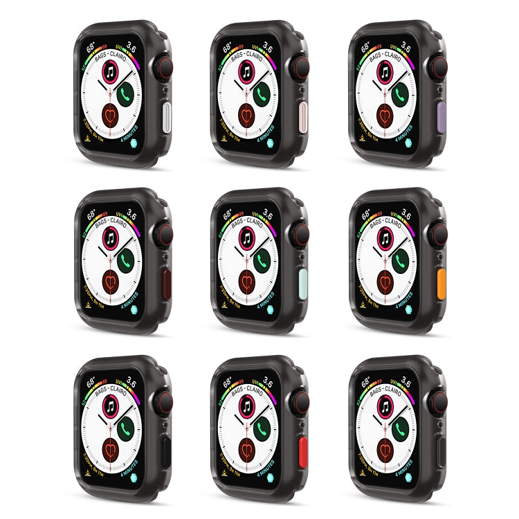 Silicone Frame Protective Case For Apple Watch Series 6 / 5 / 4 / Watch SE 44mm