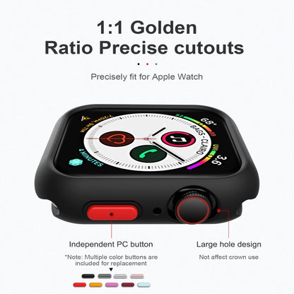 Silicone Frame Protective Case For Apple Watch Series 6 / 5 / 4 / Watch SE 44mm