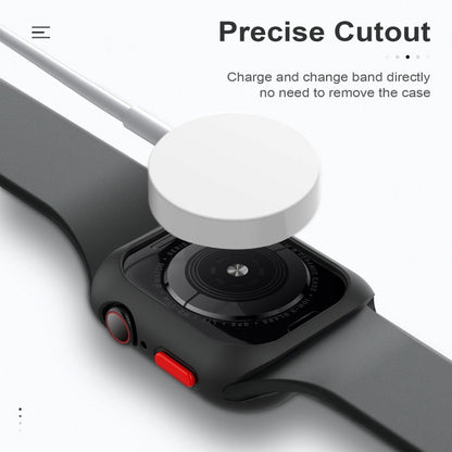 Silicone Frame Protective Case For Apple Watch Series 6 / 5 / 4 / Watch SE 44mm