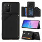 Skin Feel PU + TPU + PC Back Cover Shockproof Case with Card Slots & Holder & Photo Frame, For Samsung Galaxy A20 & A30, For Samsung Galaxy A31, For Samsung Galaxy A51, For Samsung Galaxy M51, For Samsung Galaxy M80s & A91, For Samsung Galaxy S20+