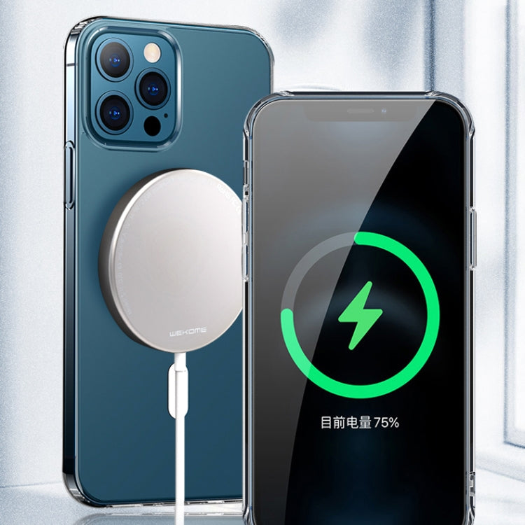 WK WPC-007 iDeal Series Magsafe Case Magnetic Ring All-inclusive Clear TPU Transparent Shockproof Case, For iPhone 11 Pro, For iPhone 11 Pro Max, For iPhone 12 Pro Max