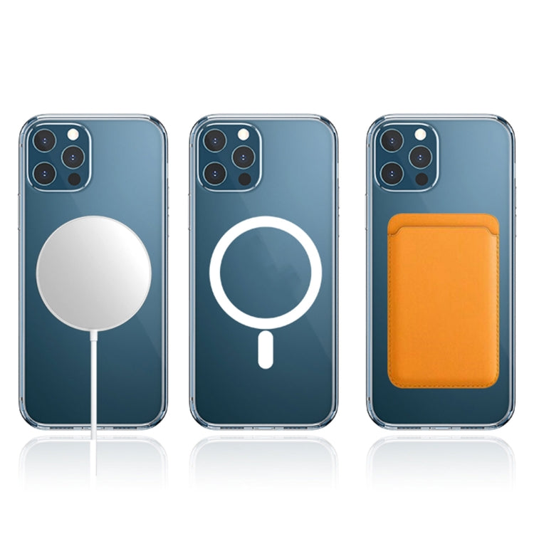 WK WPC-007 iDeal Series Magsafe Case Magnetic Ring All-inclusive Clear TPU Transparent Shockproof Case, For iPhone 11 Pro, For iPhone 11 Pro Max, For iPhone 12 Pro Max