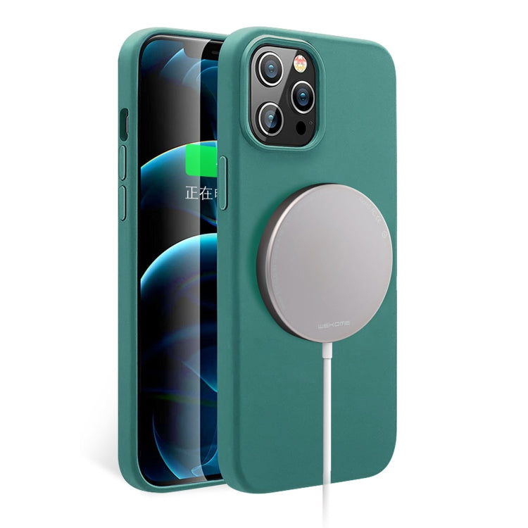 WK WPC-005 iDeal Series Magnetic Liquid Silicone Full Coverage Shockproof Magsafe Case with Magsafe Charging Magnet