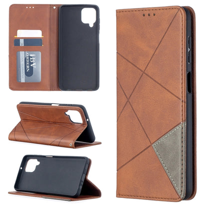 Prismatic Invisible Magnetic Horizontal Flip Leather Case with Holder & Card Slots & Photo Frame, For Huawei P smart 2021 / Y7a, For Samsung Galaxy A12