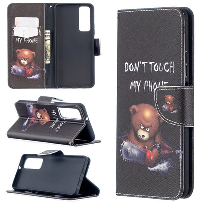 Colored Drawing Pattern Horizontal Flip Leather Case with Holder & Card Slots & Wallet