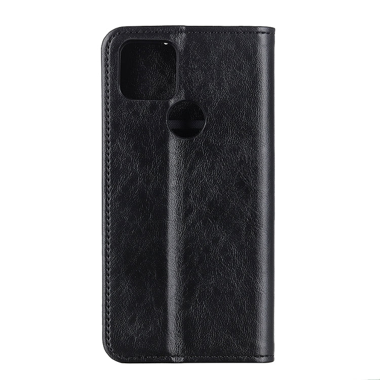 Magnetic Crazy Horse Texture Horizontal Flip Leather Case with Holder & Card Slots & Wallet, For OPPO A15