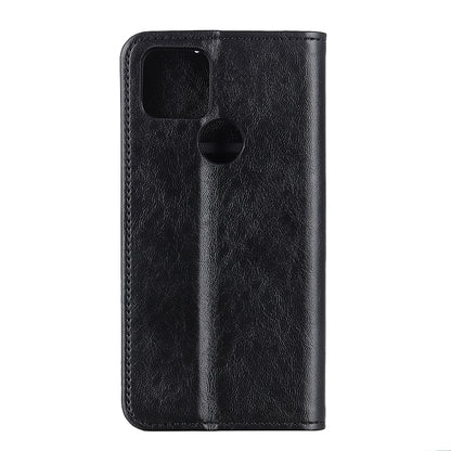 Magnetic Crazy Horse Texture Horizontal Flip Leather Case with Holder & Card Slots & Wallet, For OPPO A15