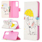 Colored Drawing Pattern Horizontal Flip Leather Case with Holder & Card Slots & Wallet